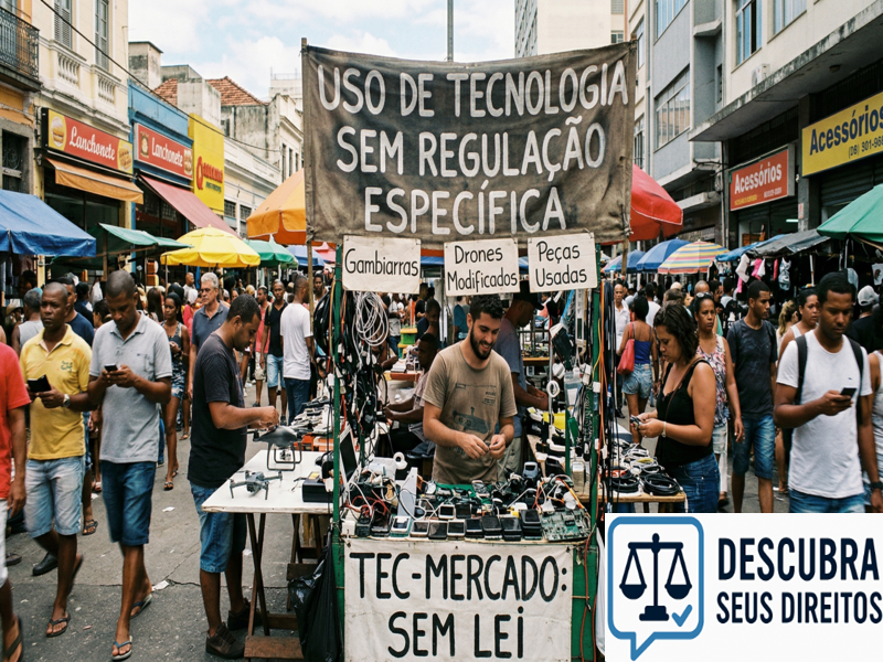Uso de tecnologia sem regulação específica