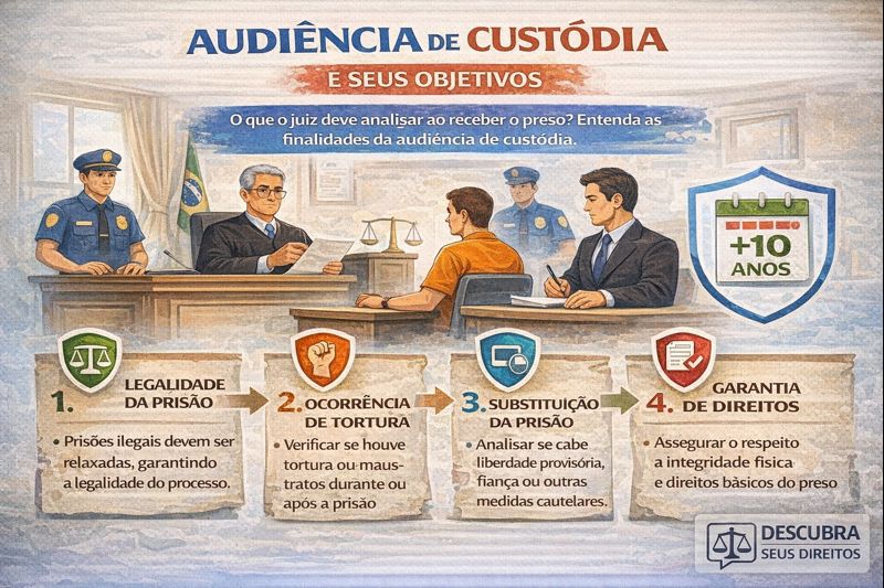 Audiência de custódia e seus objetivos