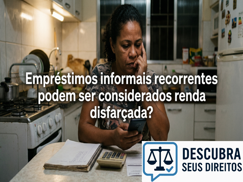 Empréstimos informais recorrentes podem ser considerados renda disfarçada?