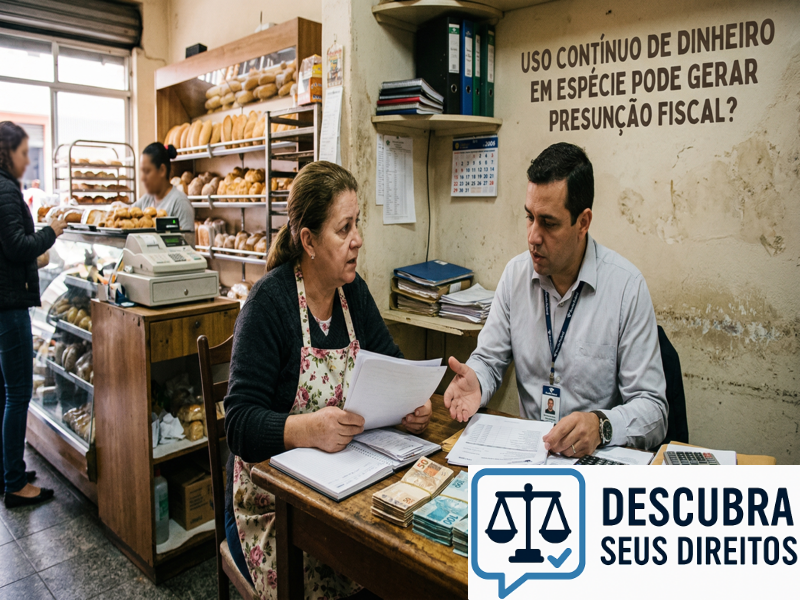 Uso contínuo de dinheiro em espécie pode gerar presunção fiscal?