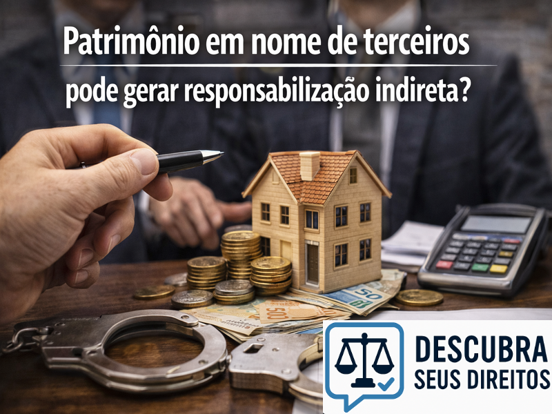 Patrimônio em nome de terceiros pode gerar responsabilização indireta?