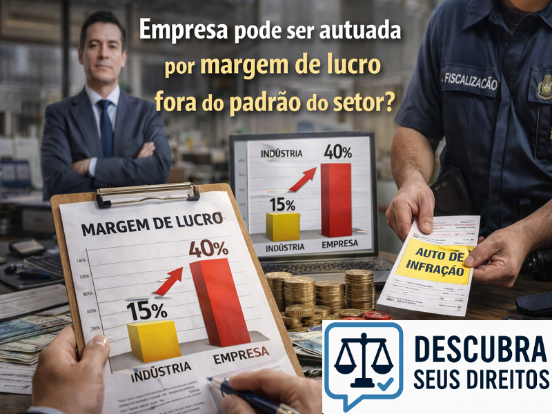 Empresa pode ser autuada por margem de lucro fora do padrão do setor?
