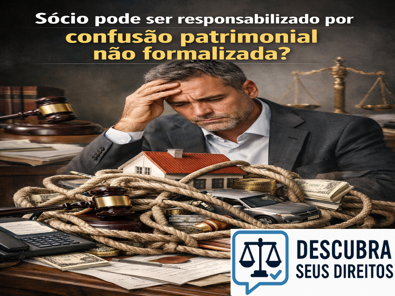 Sócio pode ser responsabilizado por confusão patrimonial não formalizada?