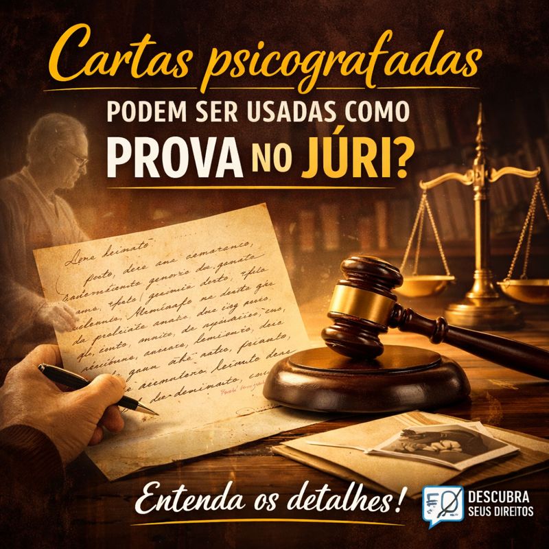 Cartas psicografadas podem ser usadas como prova no Júri? Entendimento atual e limites jurídicos