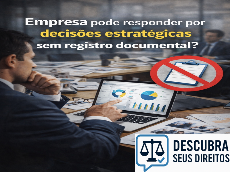 Empresa pode responder por decisões estratégicas sem registro documental?