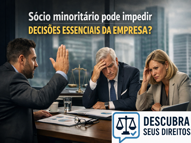 Sócio minoritário pode impedir decisões essenciais da empresa?