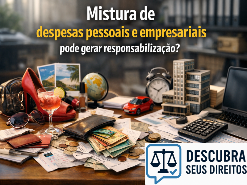 Mistura de despesas pessoais e empresariais pode gerar responsabilização?