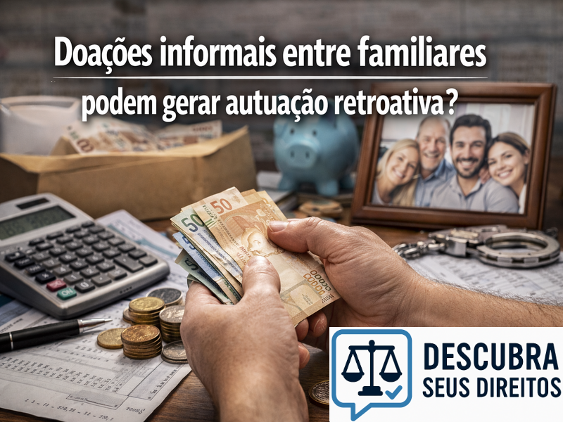 Doações informais entre familiares podem gerar autuação retroativa?