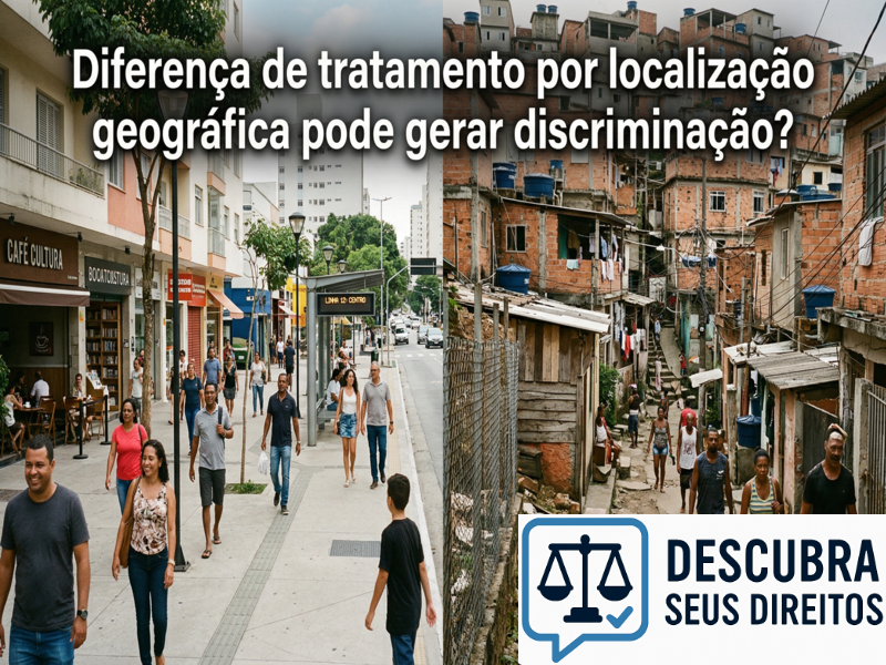 Diferença de tratamento por localização geográfica pode gerar discriminação?