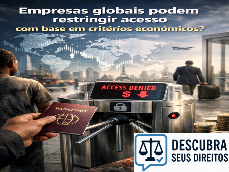 Empresas globais podem restringir acesso com base em critérios econômicos?