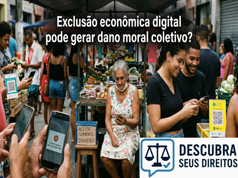 Exclusão econômica digital pode gerar dano moral coletivo?