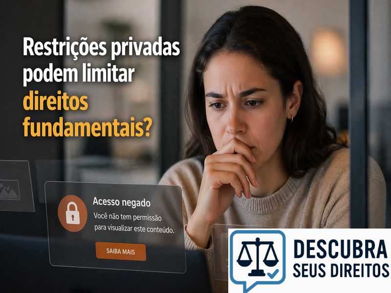 Restrições privadas podem limitar direitos fundamentais?