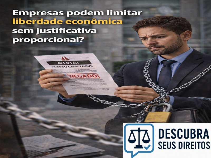 Empresas podem limitar liberdade econômica sem justificativa proporcional?
