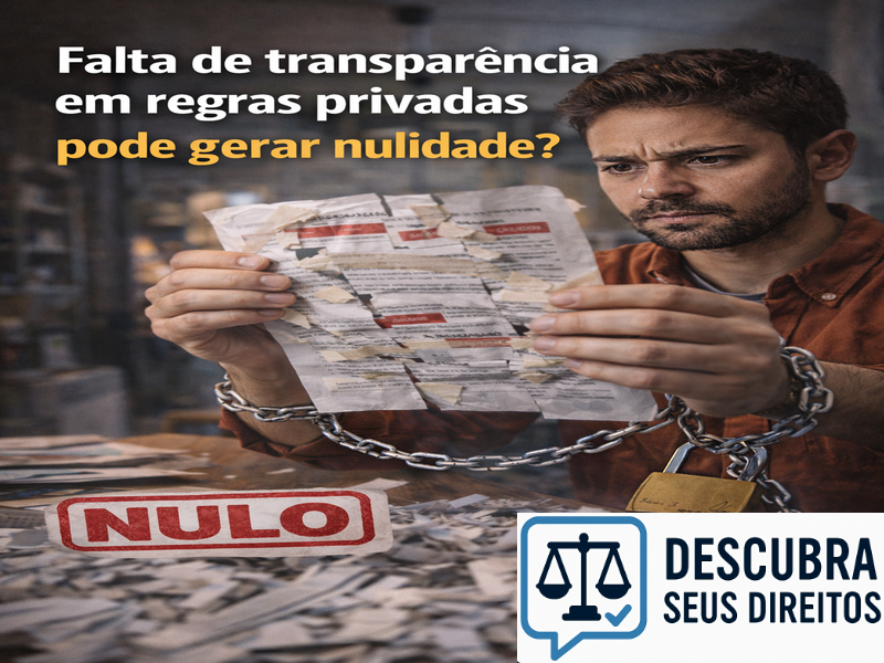 Falta de transparência em regras privadas pode gerar nulidade?