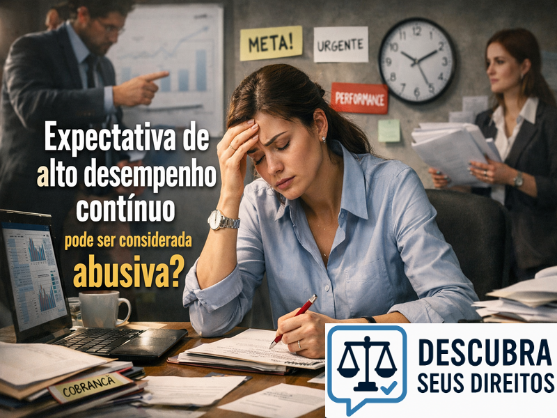 Expectativa de alto desempenho contínuo pode ser considerada abusiva?