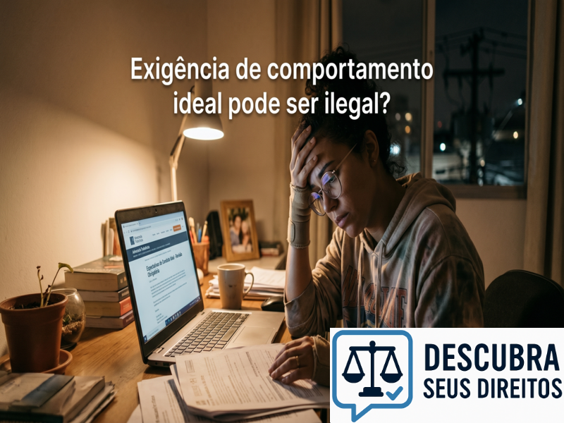 Exigência de comportamento ideal pode ser ilegal?