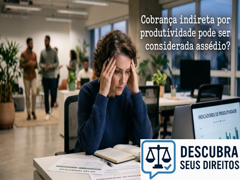 Cobrança indireta por produtividade pode ser considerada assédio?