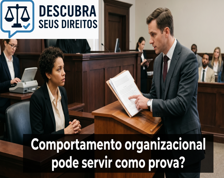 Comportamento organizacional pode servir como prova?