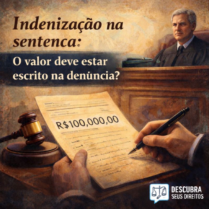 Indenização na sentença penal: o valor precisa estar na denúncia?