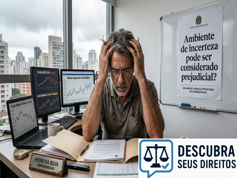 Ambiente de incerteza pode ser considerado prejudicial?