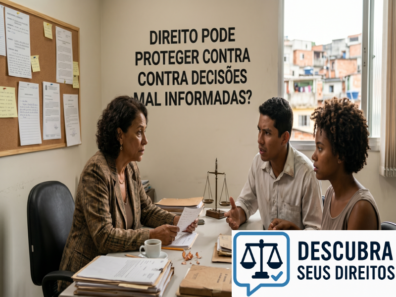 Direito pode proteger contra decisões mal informadas?