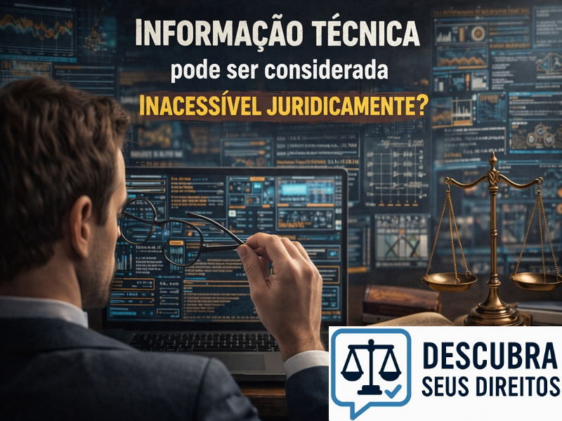 Informação técnica pode ser considerada inacessível juridicamente?