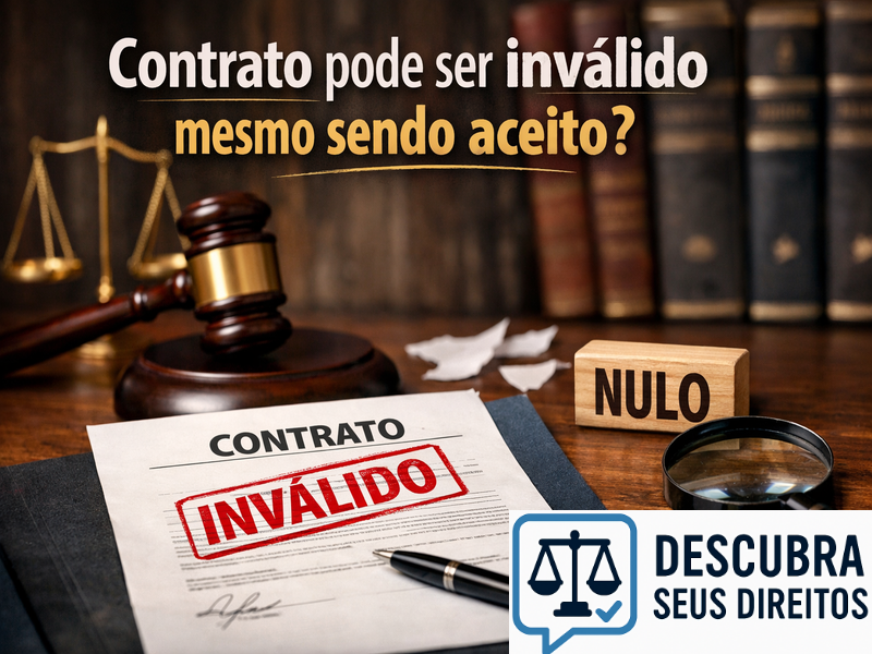 Contrato pode ser inválido mesmo sendo aceito?