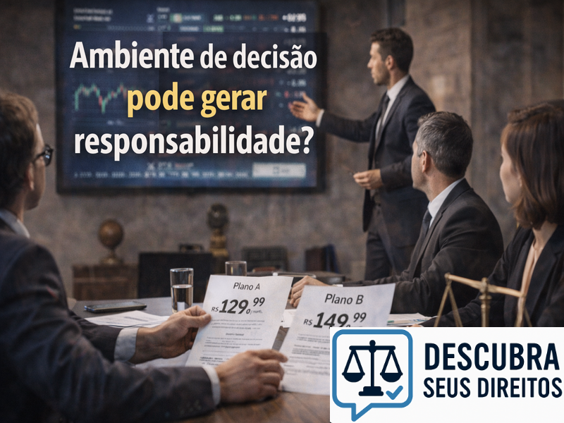 Ambiente de decisão pode gerar responsabilidade?