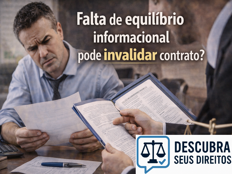 Falta de equilíbrio informacional pode invalidar contrato?