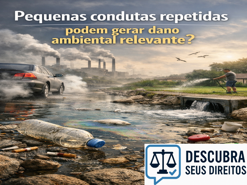 Pequenas condutas repetidas podem gerar dano ambiental relevante?