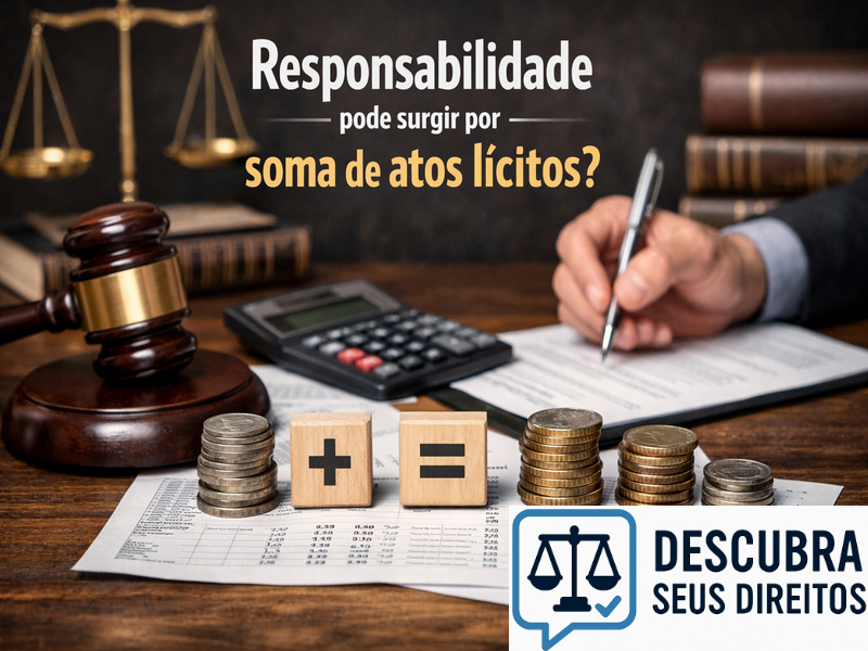 Responsabilidade pode surgir por soma de atos lícitos?