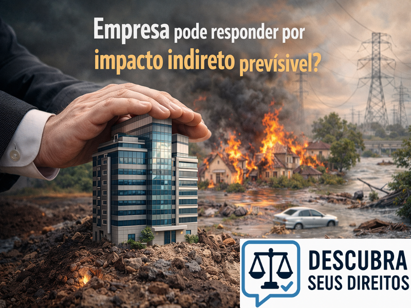 Empresa pode responder por impacto indireto previsível?