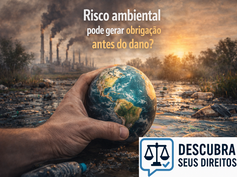 Risco ambiental pode gerar obrigação antes do dano?