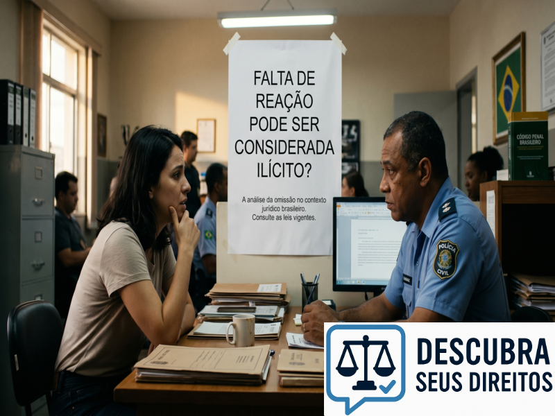 Falta de reação pode ser considerada ilícito?