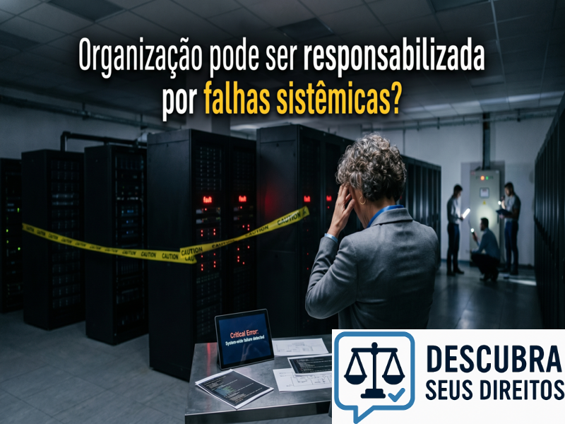 Organização pode ser responsabilizada por falhas sistêmicas?