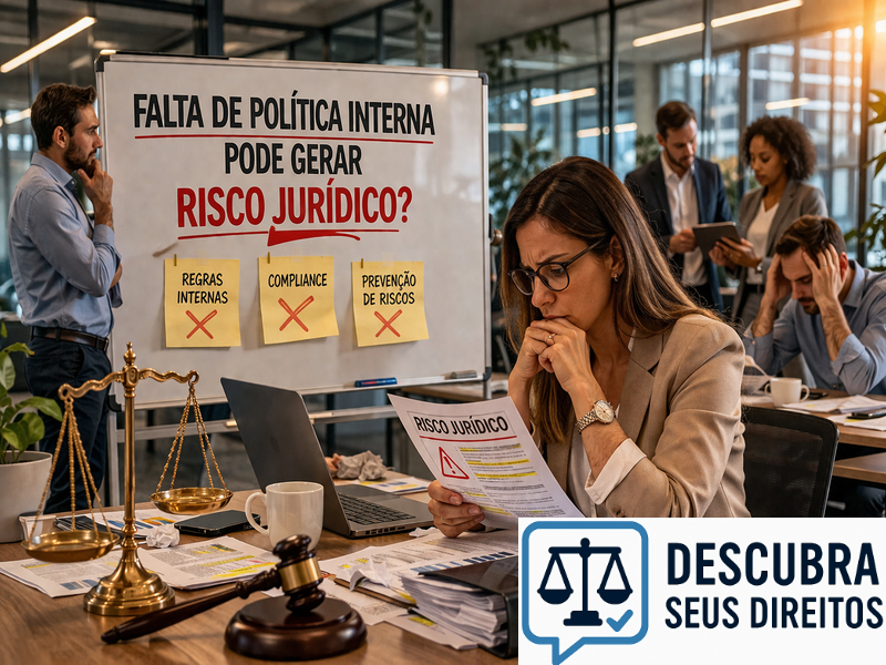 Falta de política interna pode gerar risco jurídico?