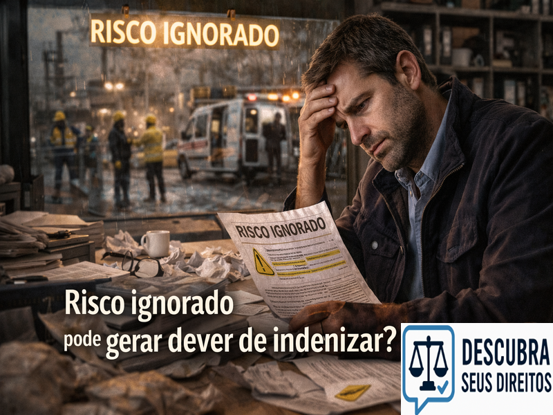 Risco ignorado pode gerar dever de indenizar?