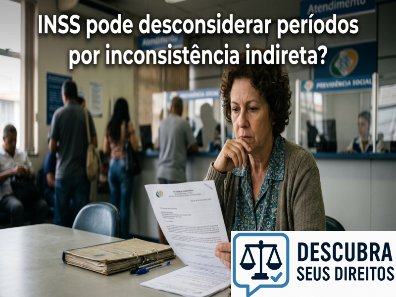 INSS pode desconsiderar períodos por inconsistência indireta?