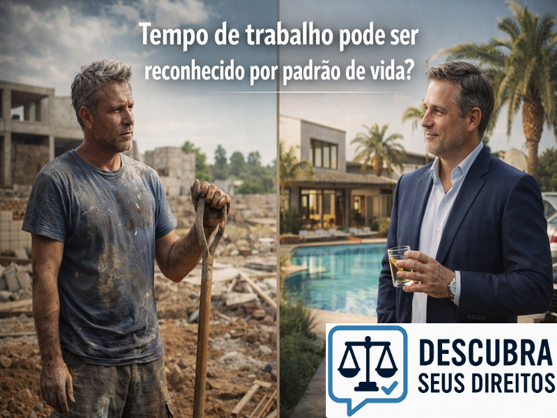 Tempo de trabalho pode ser reconhecido por padrão de vida?