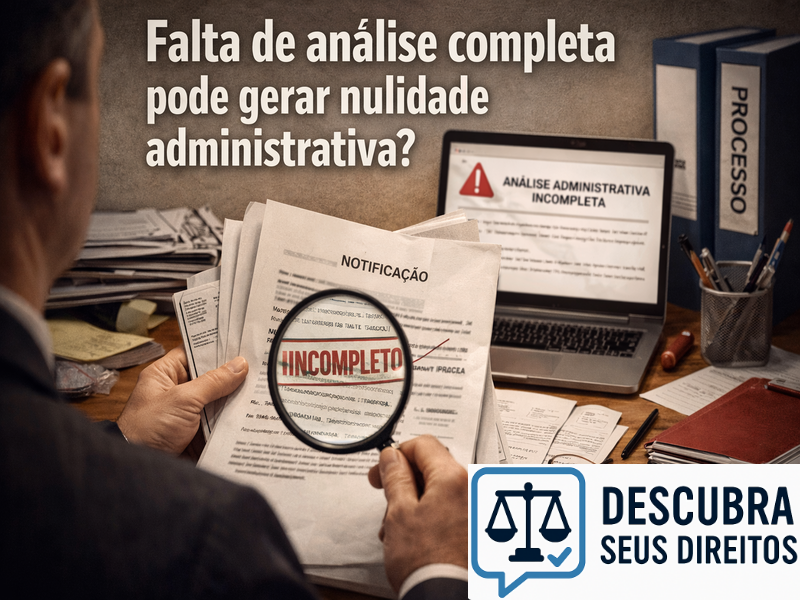 Falta de análise completa pode gerar nulidade administrativa?
