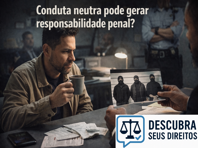 Conduta neutra pode gerar responsabilidade penal?