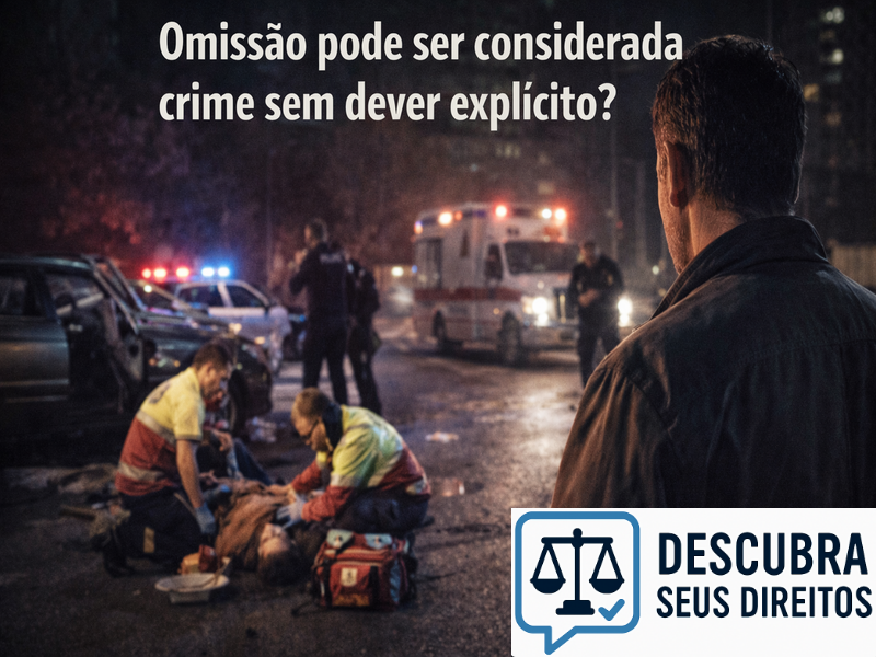 Omissão pode ser considerada crime sem dever explícito?