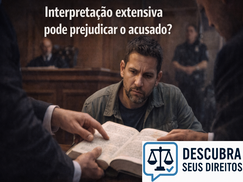 Interpretação extensiva pode prejudicar o acusado?
