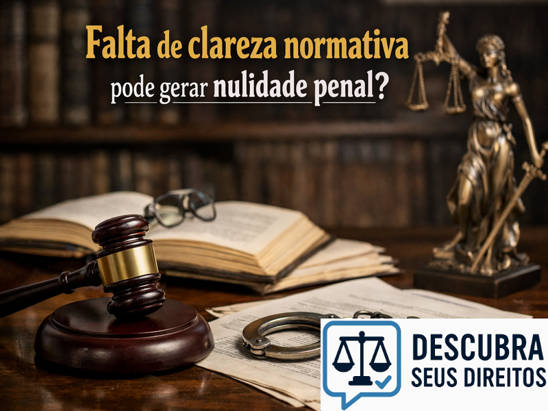 Falta de clareza normativa pode gerar nulidade penal?