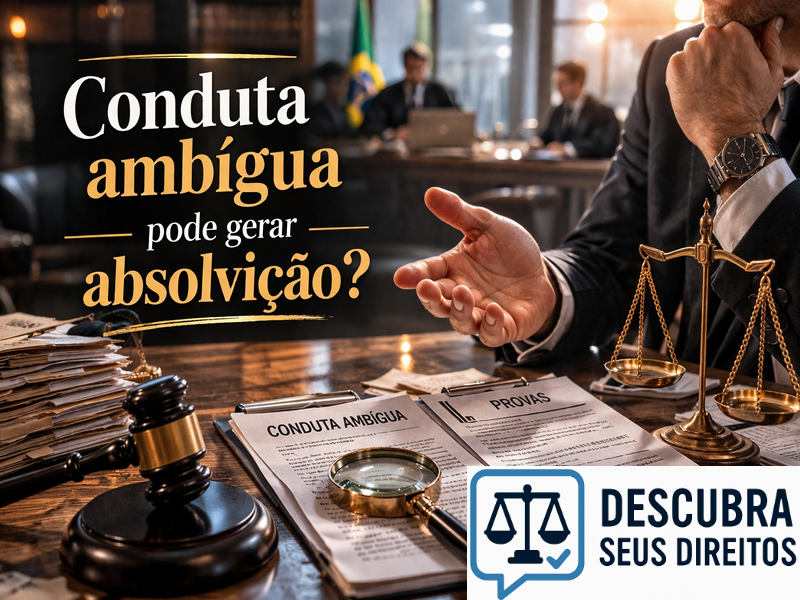 Conduta ambígua pode gerar absolvição?