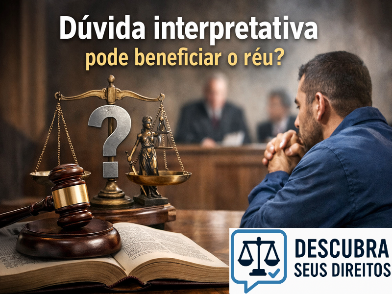 Dúvida interpretativa pode beneficiar o réu?