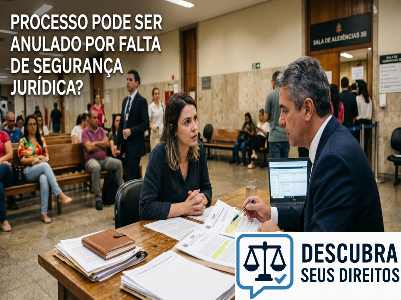 Processo pode ser anulado por falta de segurança jurídica?