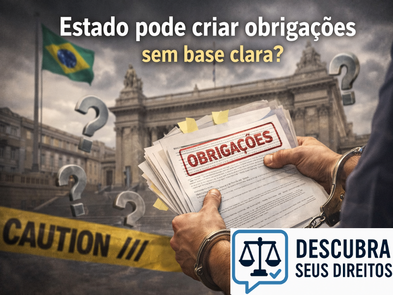 Estado pode criar obrigações sem base clara?