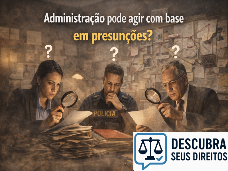 Administração pode agir com base em presunções?