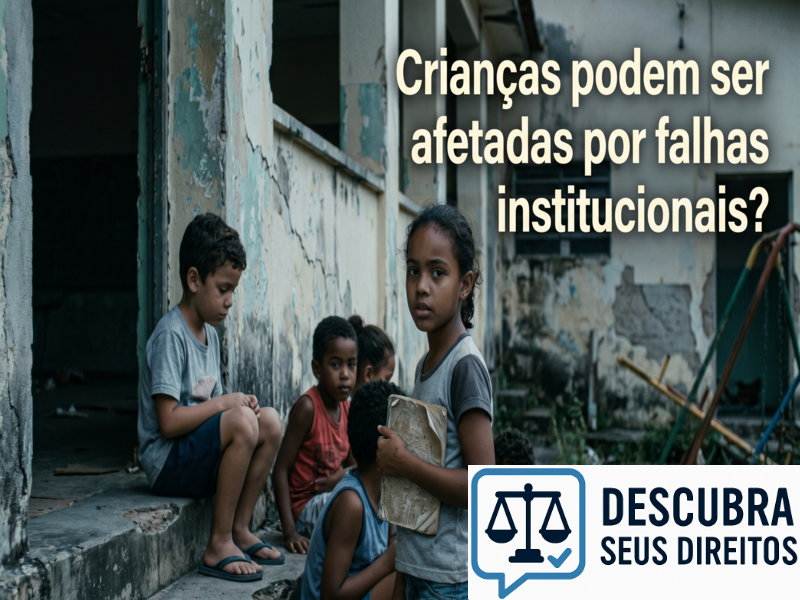 Crianças podem ser afetadas por falhas institucionais?